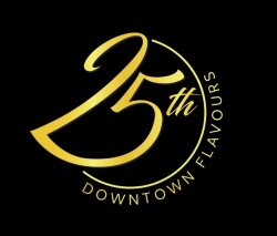 25th Downtown Flavours logo