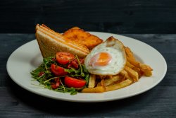 Croque madame image