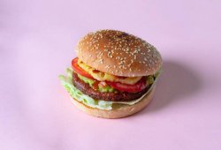 Burger tropical   image