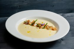 Calery & Sweet corn cream soup image