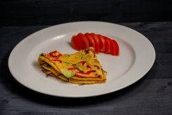 Vegetable omelet image