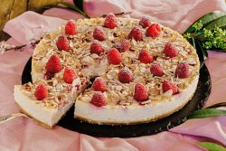Raspberry Almond Cheesecake image