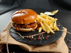 Pulled Pork Burger Meniu image