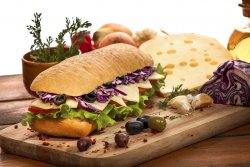 Veggie sandwich image
