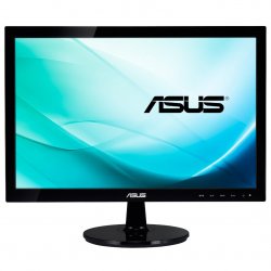 Monitor LED ASUS 18.5", Wide, Negru, VS197DE image