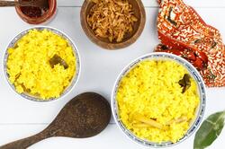 Nasi Kuning Yellow Rice image