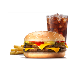 Meniu Dublu Cheeseburger image