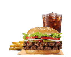 Meniu Dublu Whopper image