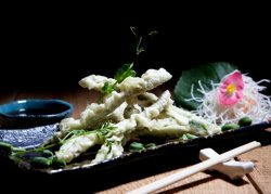 Asparagus tempura image