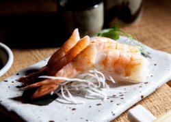 Shrimp sashimi image