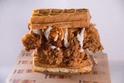 The Chicken Waffles Sandwich image