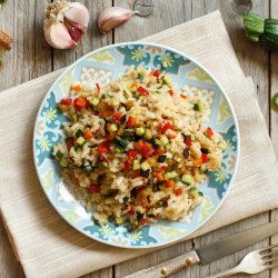 Risotto con verdure image