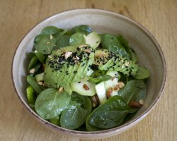Salata zucchini vegan image