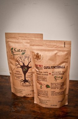 Katee &#8211; cafea prăjită cu extract de ceai verde &#8211; 200g image