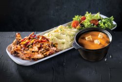Vită Texas BBQ (cu piure) + Supă de legume image