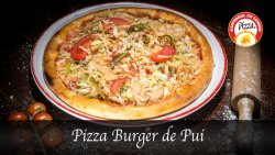 Pizza Burger de pui image