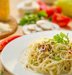 Spaghete aglio, olio, pepperoncini image