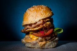 Bacon-Egg-Chicken Burger image