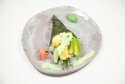 Wasabi tempura Temaki image