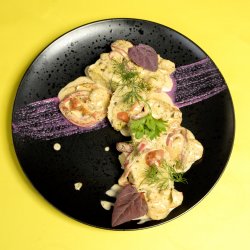 Sea food stew with polenta image