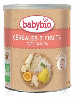 Babybio cereale 3 fructe și quinoa image