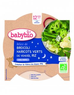 Babybio meniu brocoli, fasole verde și orez image