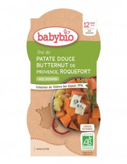 Babybio meniu piure de dovleac butternut și brânză Roquefort image