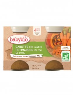 Babybio piure de morcovi și dovleac image