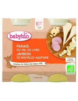 Babybio piure de păstârnac, brânză și jambon de correze image