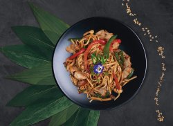 Chicken noodles image