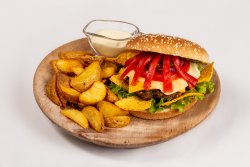 Macho Nacho Burger image