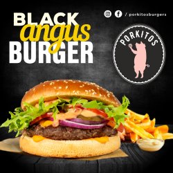 Black Angus Burger  image