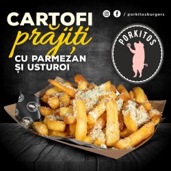 Fries with parmesan and garlic image