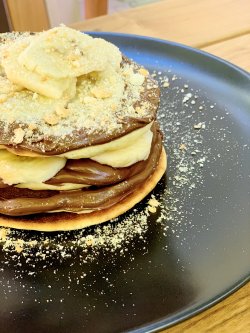 Fluffy Nutella Pancakes image