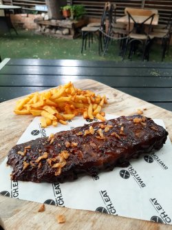 Pork BBQ Ribs/ whole rib image