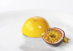 Mango and Passion fruit mousse image