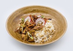 Asian Spicy Chicken with Rice image
