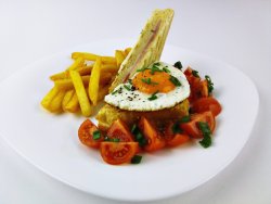 Croque madame image