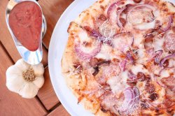 1+1 GRATIS: Pizza Prosciutto e Funghi image
