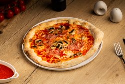 Pizza Cotto e Funghi image