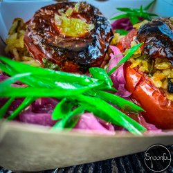 Stuffed mediterranean tomatoes image