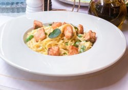 Creamy Salmon Pasta image