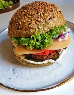 Unison Vegan Cheeseburger image
