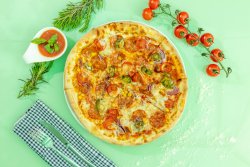 Pizza mexicana image