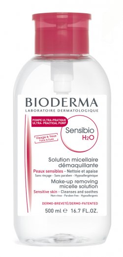 BIODERMA SENSIBIO H2O LOTIUNE MICELARA CU POMPITA 500ML image