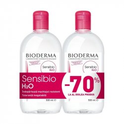 BIODERMA SENSIBIO H2O LOTIUNE MICELARA 500ML 1+1 70% REDUCERE LA AL 2-LEA PRODUS image