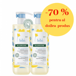 KLORANE BEBE GEL SPUMANT 500ML 1+1 70% REDUCERE LA AL-2-LEA PRODUS image