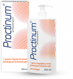 ZDROVIT PROCTINUM GEL PENTRU IGIENA ANO-RECTALA 200ML image