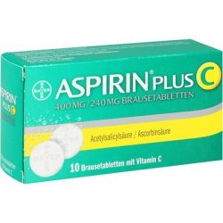 BAYER ASPIRIN PLUS C 10CPR EFERVESCENTE image