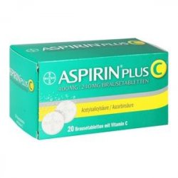 BAYER ASPIRIN PLUS C 20CPR EFERVESCENTE image